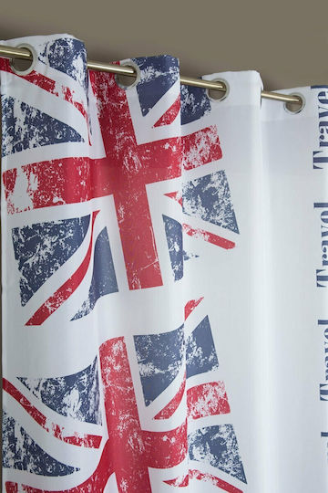 Mc Decor England με Τρουκς Κόκκινη 140x240εκ. Mc Decor England με Τρουκς Κόκκινη 140x240εκ.