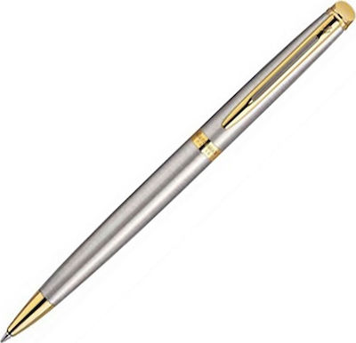 Waterman Hemisphere Pen Ballpoint with Blue Ink Stainless Steel GT