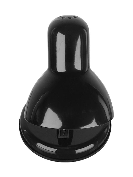 GloboStar Student Office Lamp with Flexible Arm for Socket E27 in Black Color