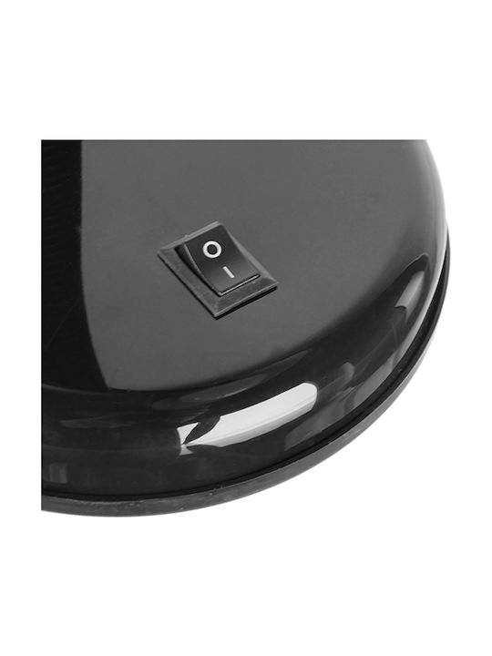 GloboStar Student Office Lamp with Flexible Arm for Socket E27 in Black Color