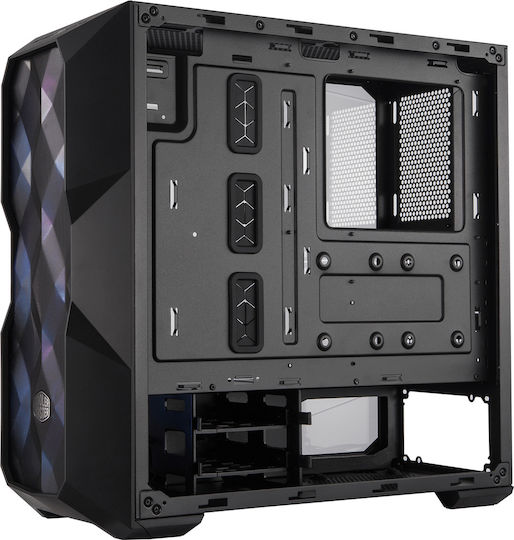 CoolerMaster Masterbox TD500 Mesh Gaming Midi Tower Κουτί Υπολογιστή με Πλαϊνό Παράθυρο και RGB Φωτισμό Μαύρο