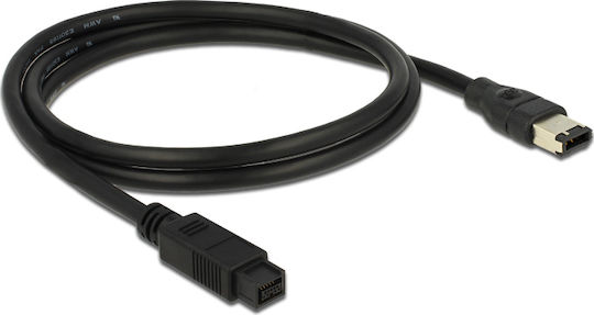 DeLock FireWire Cable 9-pin male to 6-pin male 2m