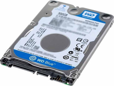 Western Digital Blue 500GB HDD Festplatte 2.5" SATA III 5400Umdrehungen pro Minute mit 16MB Cache für Laptop / Schreibtisch / PS4 WD5000LPCX