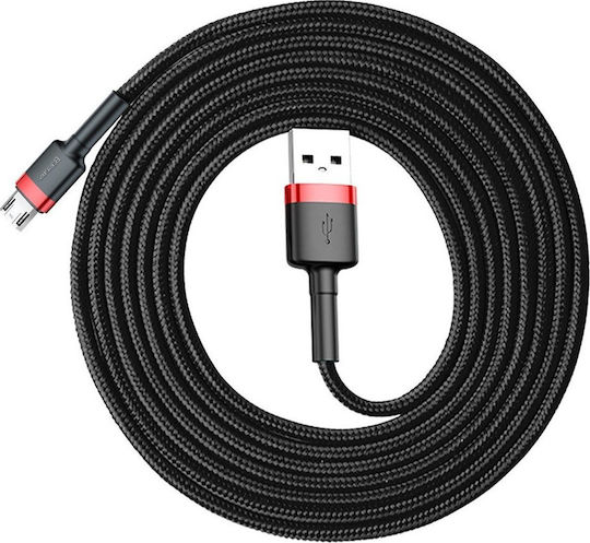 Baseus Cafule Geflochten USB 2.0 auf Micro-USB-Kabel Rot 2m (CAMKLF-C91) 1Stück