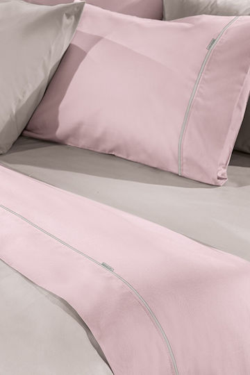 Guy Laroche Reserve Σεντόνι Υπέρδιπλο 240x270εκ. Rose