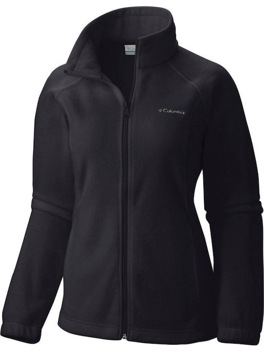 Full Zip Springs Fleece Γυναικεία Ζακέτα με Φερμουάρ σε Μαύρο Χρώμα