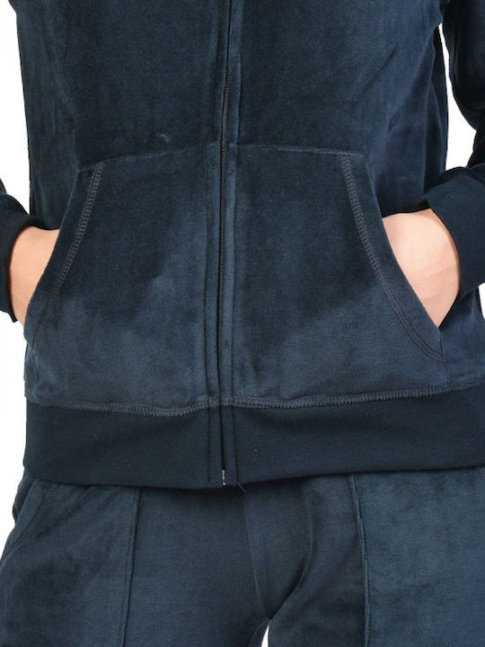 Women's Zip-Up Cardigan Black