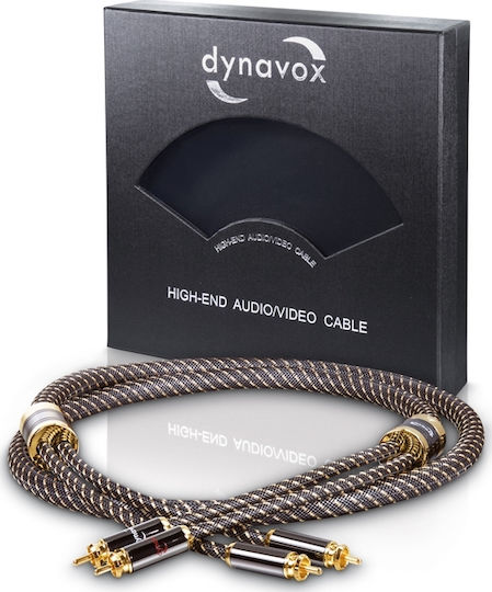 Dynavox Cable RCA male - RCA male 0.6m 207479