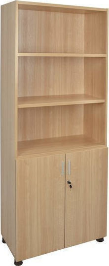 Bibliotecă Vance Stejar 80x40x190 cm