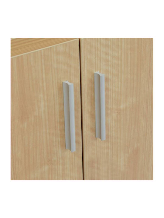 Bookcase Vance Beige 80x40x190cm