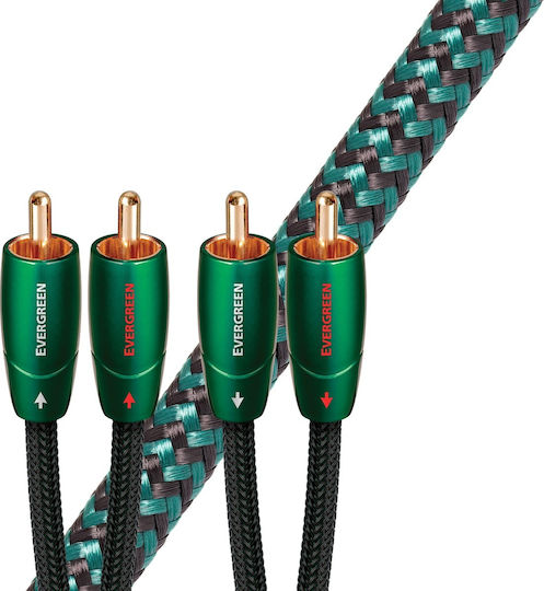 Audioquest Cable 2x RCA male - 2x RCA male 3m (Evergreen)