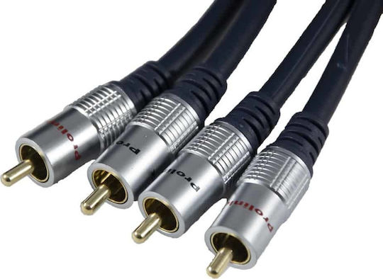 Prolink TCA4270 Cable RCA male - RCA male 10m