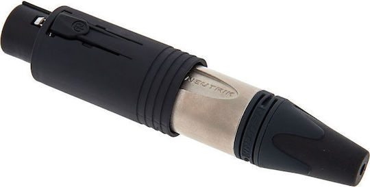 Neutrik Plug XLR male/female 2pcs Black (NC3FM-C)