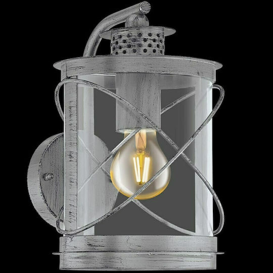 Eglo Hilburn Wall-Mounted Outdoor Lighting Lantern 20x28cm Eglo Hilburn Wall-Mounted Outdoor Lighting Lantern 20x28cm
