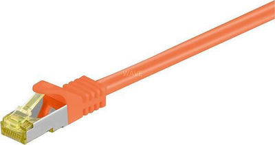 Goobay S/FTP Kat.7 Ethernet-Netzwerkkabel 15m Orange 1Stück