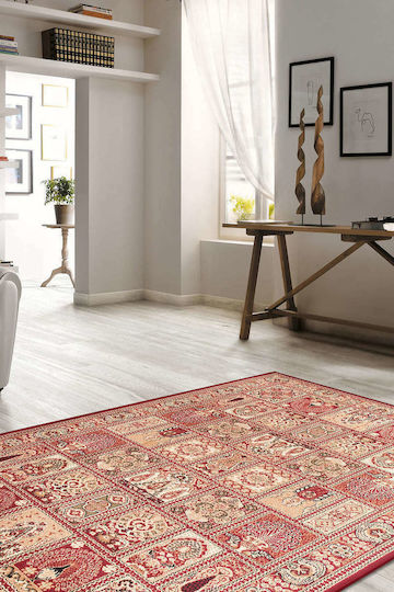 Newplan Persia 6283 Burgundy Με Κροσσι Σετ Χαλιά Κρεβατοκάμαρας Klassik Μπορντό 5-30-KLASSIK-6283A-SET067(2x140,1x200) 3τμχ