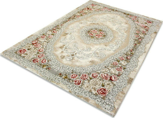 Tzikas Carpets 30781-056 Χαλί Ορθογώνιο Ροζ 80x100cm