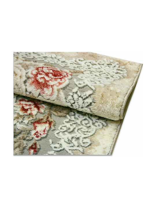 Tzikas Carpets 30781-056 Teppich Rechteckig Synthetisch,Polyester/Cotton/Leather Pink
