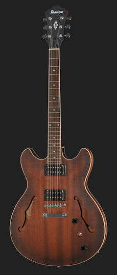 Ibanez AS53 Electric Guitar ES with HH Pickup Configuration Tobacco Flat