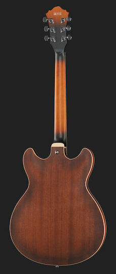 Ibanez AS53 Electric Guitar ES with HH Pickup Configuration Tobacco Flat