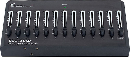 Stairville DDC-12ch DMX Controller Lichtkonsole mit 12 Steuerkanälen