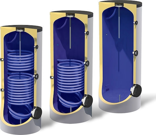 Nobel Glass Boiler Λεβητοστασίου Glass 500lt με δύο Εναλλάκτες Τριπλής Ενέργειας
