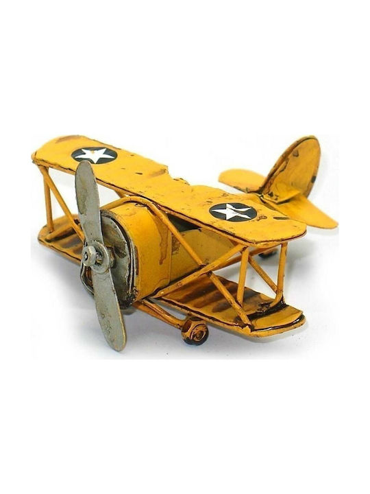 SP Souliotis Vintage Metallic Miniature Airplane 6x7x4cm