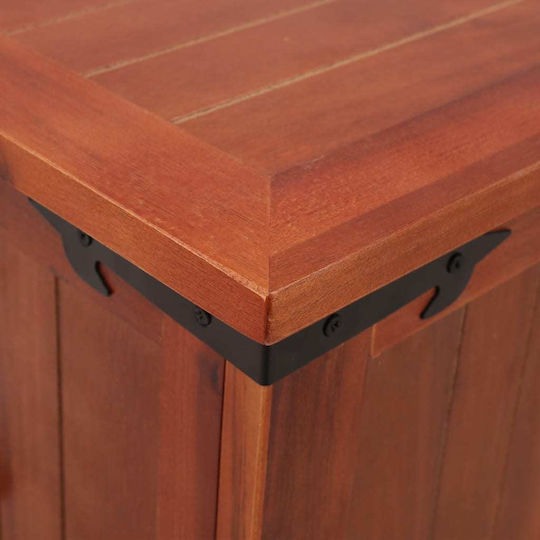 vidaXL Διακοσμητικό Μπαούλο Ξύλινο Καφέ 79x34x32εκ.