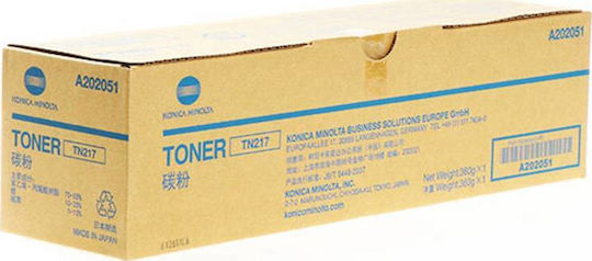 Konica Minolta TN217 Original Toner Laser Printer Black 17500 Pages (A202031 Α202051)