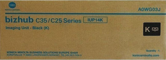Konica Minolta IUP-14K Γνήσιο Drum Laser Εκτυπωτή Μαύρο 20000 Σελίδων (A0WG03J)