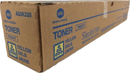 Konica Minolta TN-321Y Original Toner Laser Printer Yellow 25000 Pages (A33K250)