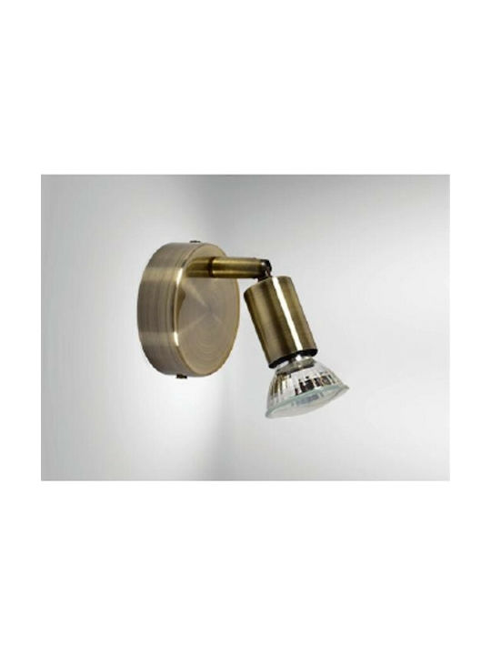Home Lighting Einzel Spot mit Fassung GU10 in Bronze Farbe