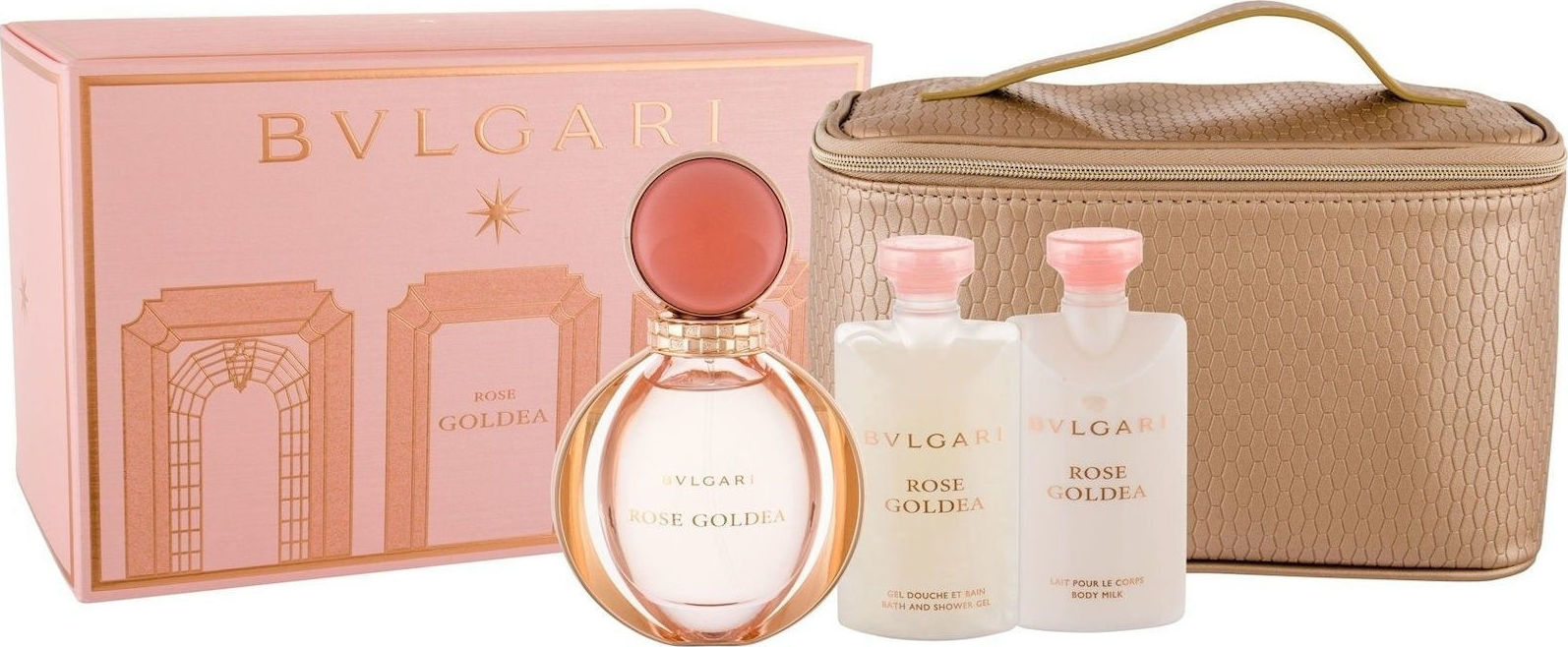 Bvlgari Rose Goldea Eau de Parfum 100ml, Body Lotion 75ml, Shower Gel