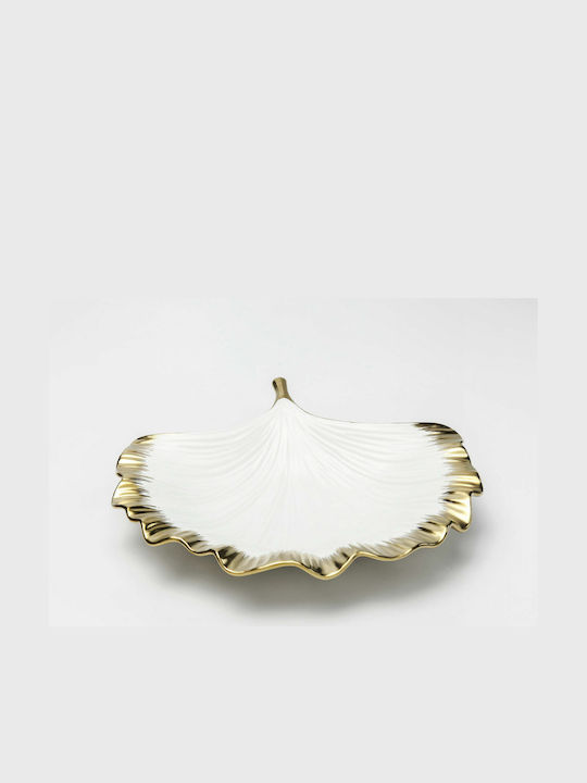 Kare Design Bol decorativ Porțelan Ginkgo Elegance