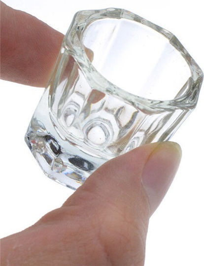 GlobalExpress Glass Mixing Jar for Powder and Liquid Manicure Color Mixing 50974