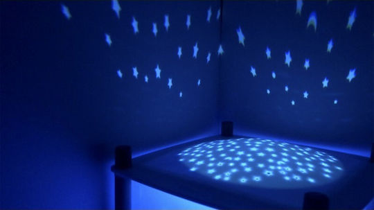 Trousselier Drehend Kinderprojektorlampe Kleiner Prinz mit Sternenprojektion Blau 17x17x19εκ.