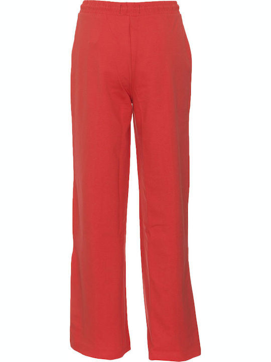 Edit Sweatpants Wide Red