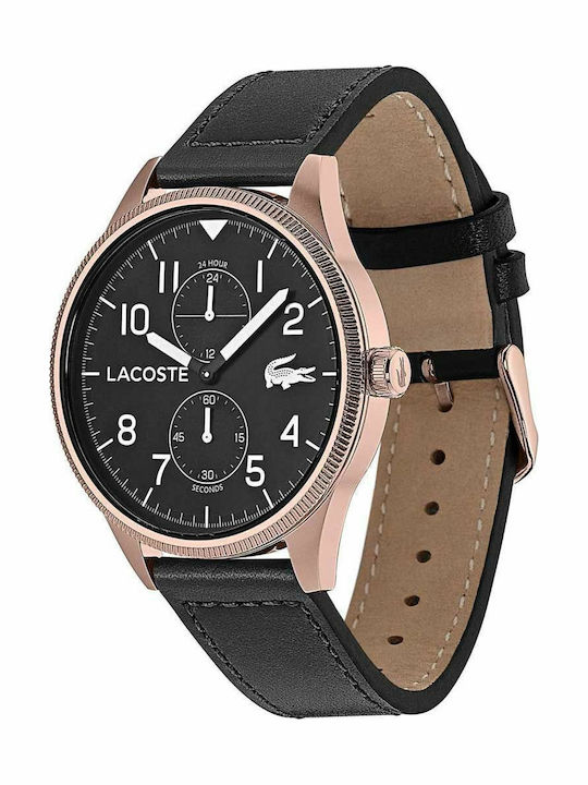 Lacoste Continental Ρολόι Μπαταρίας με Δερμάτινο Λουράκι Lacoste Continental Ρολόι Μπαταρίας με Δερμάτινο Λουράκι