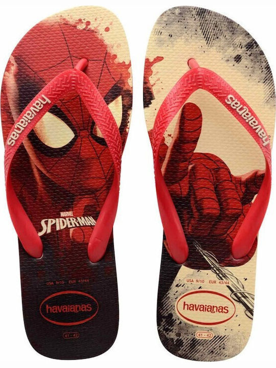 Top Marvel Herren Flip Flops Rote
