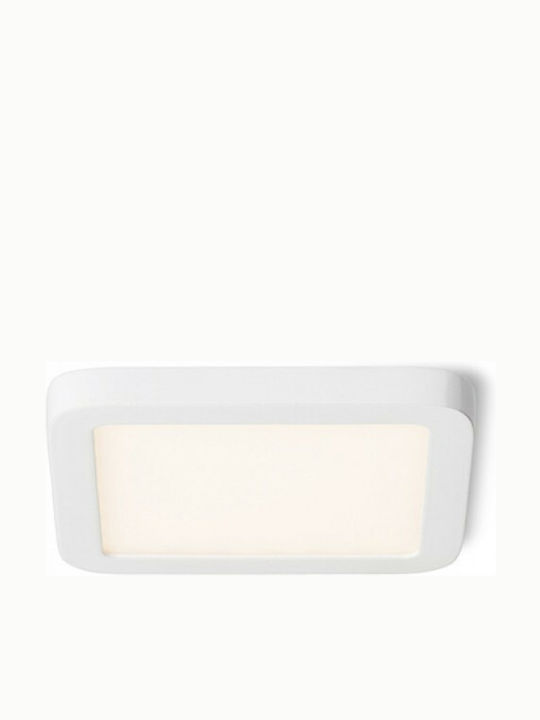 Rendl Light Studio Hue SQ 9 Recessed Square Recessed LED Panel 6W with Warm White Light