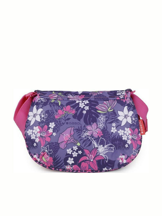 Gabol Kids Bag Shoulder Bag Purple 22cmx4cmx17cmcm