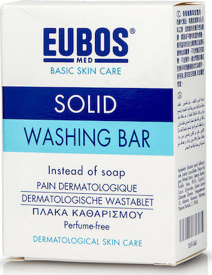 Eubos Blue Solid Washing Bar 125gr