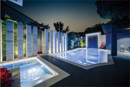 V-TAC Rezistent la apă Bandă LED 24V Galben Lumină 10m Neon Flex