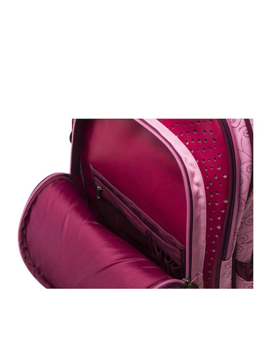 Santoro Gorjuss Sugar And Spice School Bag Backpack Elementary, Elementary Pink with Water Bottle Holder