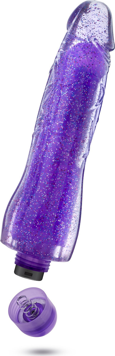 Blush Glow Dicks Molly Glitter Vibrator 20cm Purple Skroutz Gr