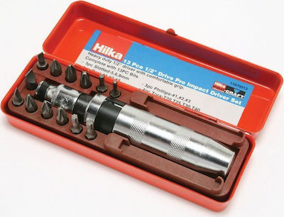 Hilka Screwdriver with 13 Interchangeable Tips