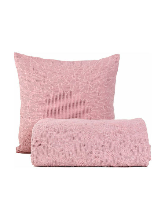 Nef-Nef Homeware Sofa-Kissen Dolores aus 100% Baumwolle Pink 50x50cm. 023240