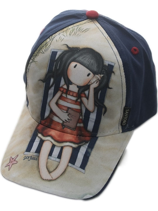 Santoro Kinderhut Jockey Gorjuss Summer Days Marineblau Santoro Kinderhut Jockey Gorjuss Summer Days Marineblau
