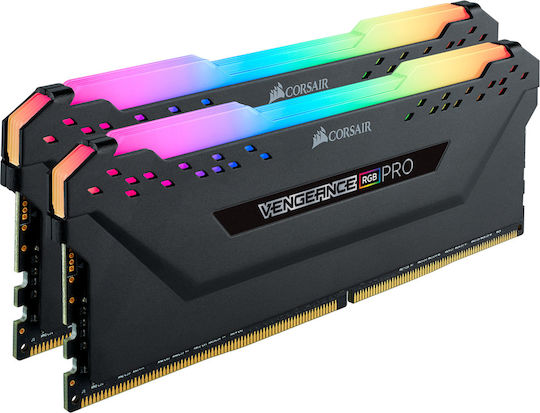 Corsair Vengeance RGB Pro 16GB DDR4 RAM с 2 модула (2x8GB) и Скорост 3200 за Настолен Компютър