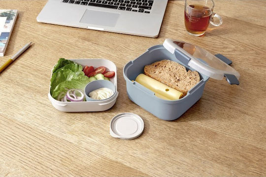 Sunware Plastic Lunch Box Blue 250ml